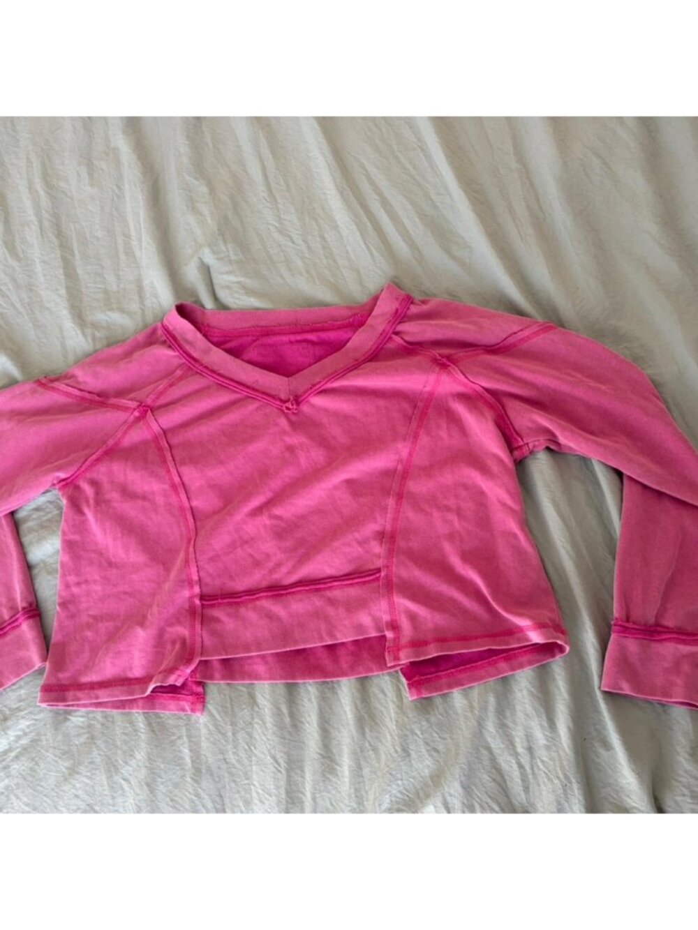 Shein Pink long sleevesize Mnever worn#activewear...